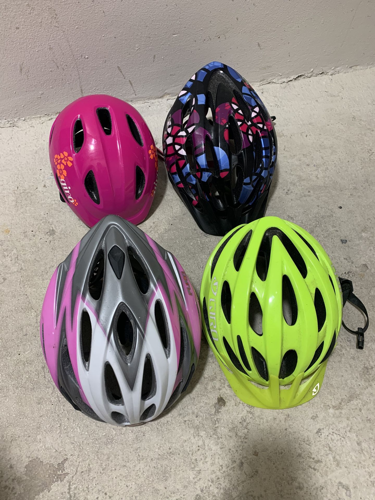 Four Bike Helmets 