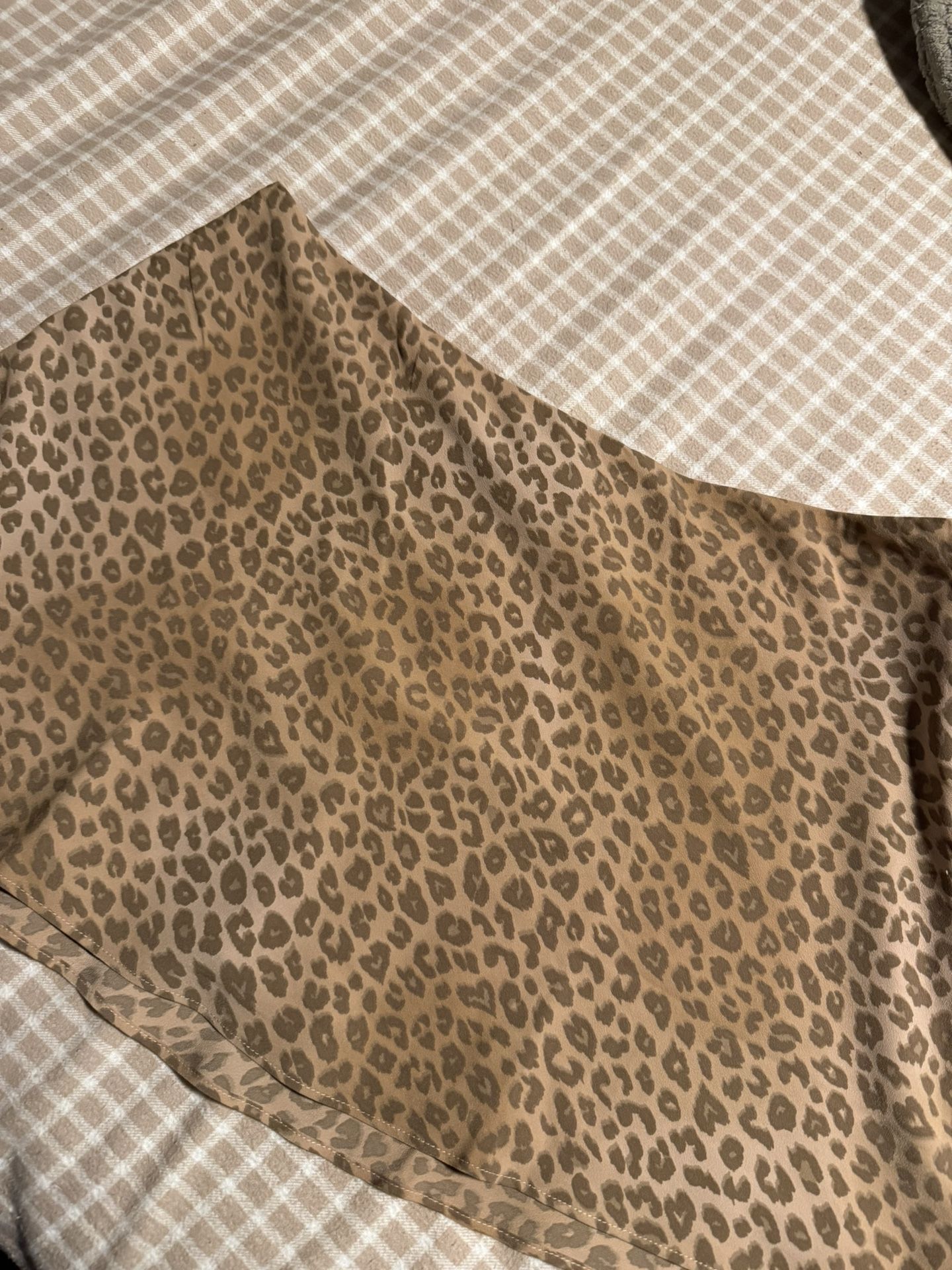 PINK cheetah Print Skirt