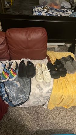 Shoe size 11 and 12 unisex (vans, Skechers, rouge,a new day).