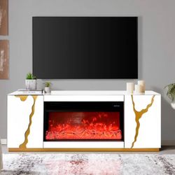 Chimney & Tv Stand 