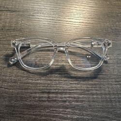 Clear Chrome Hearts Glasses