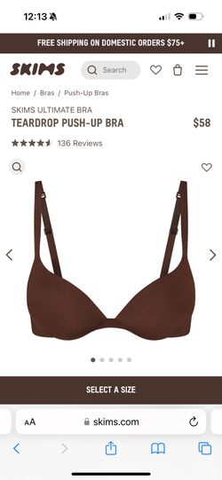 Skims ultimate teardrop bra in 34DD