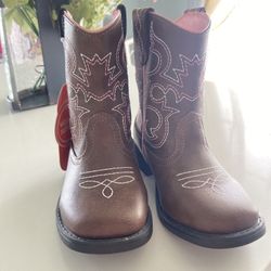 COWGIRL BOOTS STITCHED! GIRLS 🎊🎉🥳CUTE DESIGN TODDLER