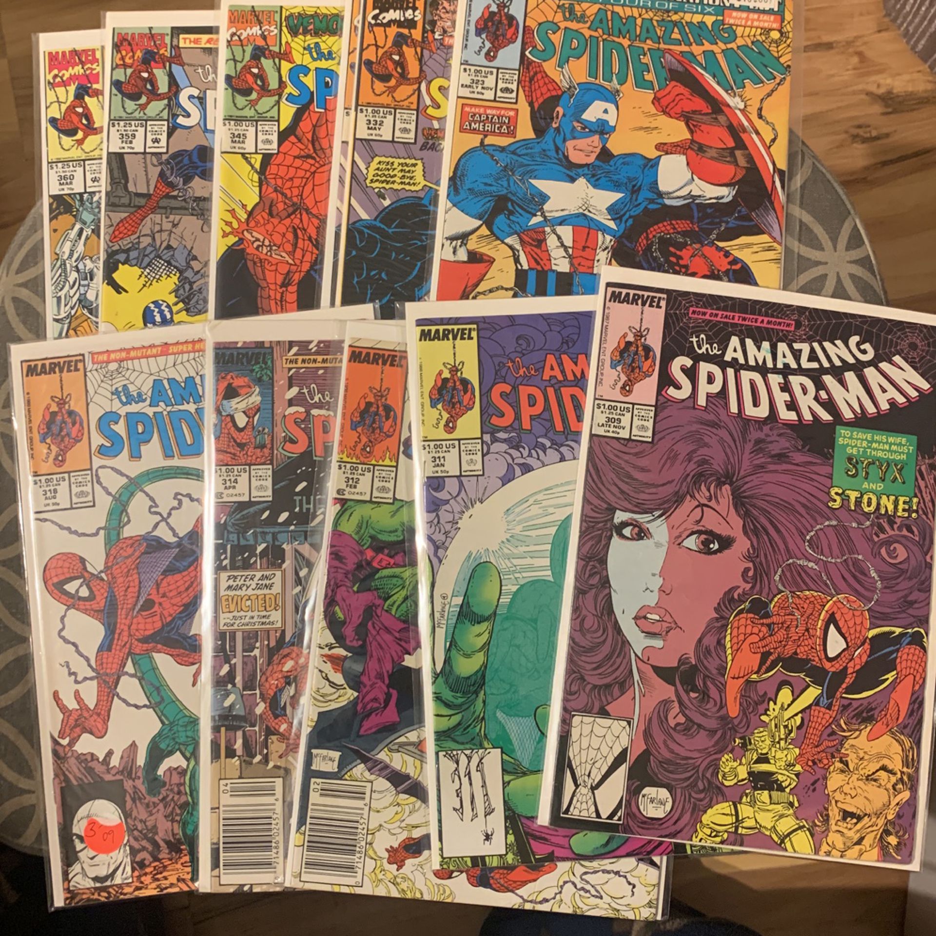 Marvel Comic Book Amazing Spider-Man Older Issues