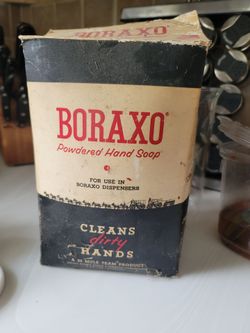 Vintage 5lb  Boraxo Box from 1950's