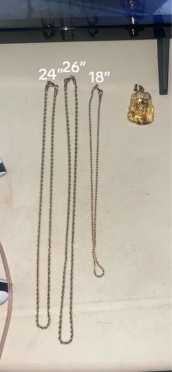 Gold pladed chains