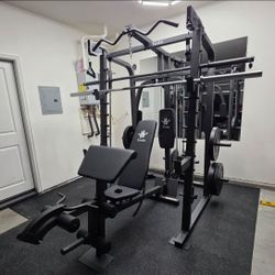 Smith Machine 2001 | Multi-Use Adj Bench | Gym Equipment | Fitness | Squat Rack | Excercise |🔴WEIGHTS AND BARBELL SOLD SEPARATELY 🔴 FREE DELIVERY 🚚