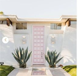 MODERN GEOMETRIC SILVER OUTDOOR LIGHT