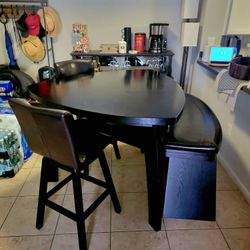 Cider Creek Chocolate 4 Pc Bar Height Dining Room