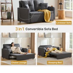 3 In 1 Convertible Sofa Bed