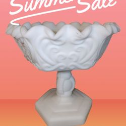 Vintage 1949 Atturbury Satin Compote 