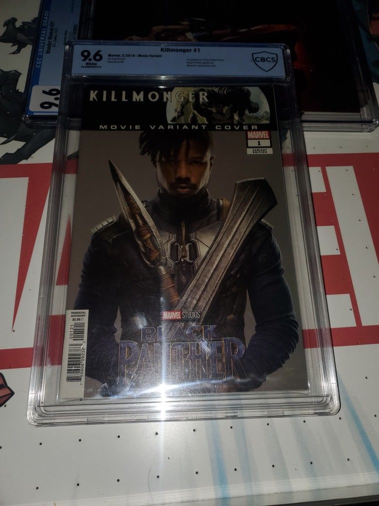 Graded Killmonger #1 Michael B. Jordan Comic Book 