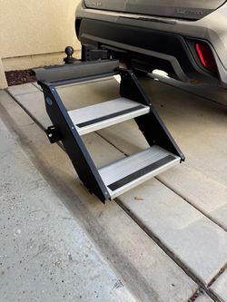 Morryde fold down trailer steps