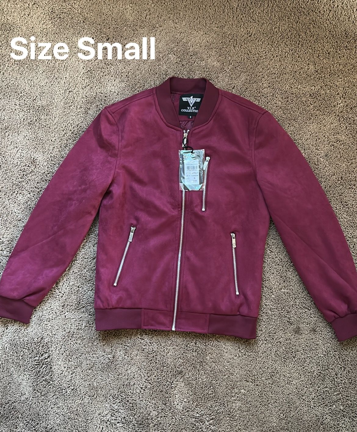 Brand New Men’s Burgundy Jacket Size Small