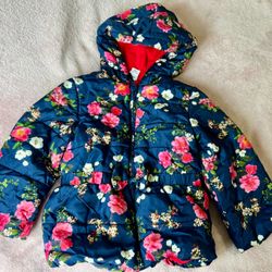 Little Me Blue Floral Jacket Size 12 months