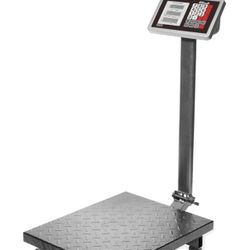 XtremepowerUS 600LB Weight Computing Postal Scale Digital Floor Large Platform Warehouse Shipping LB Price Calculator Foldable 8 19 6 3 MT782(M3 M4