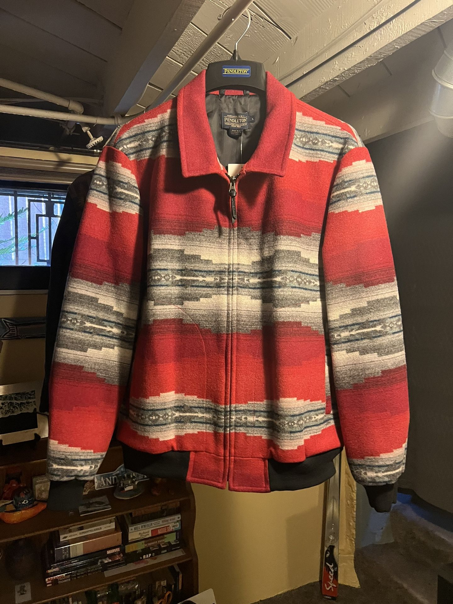 Men’s Pendleton Bomber Jacket “Alamosa Theme” Large New w/tags