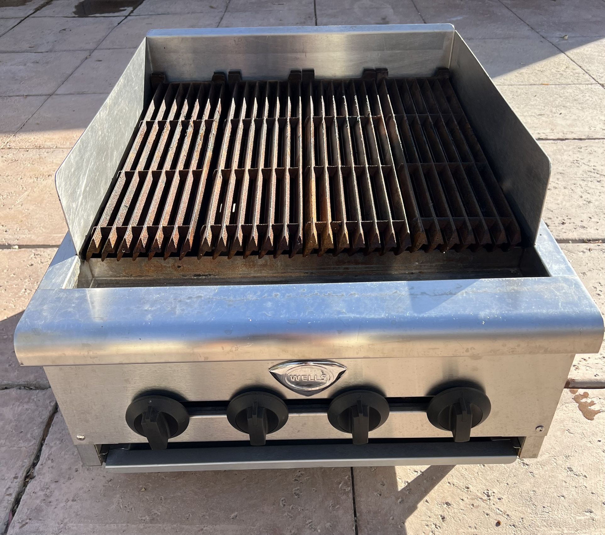 Radiante Commercial Chat Broiler  Gas