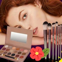 Make Up + Brush Set 