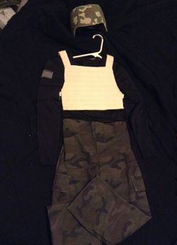 Boys army fighter guy costume
