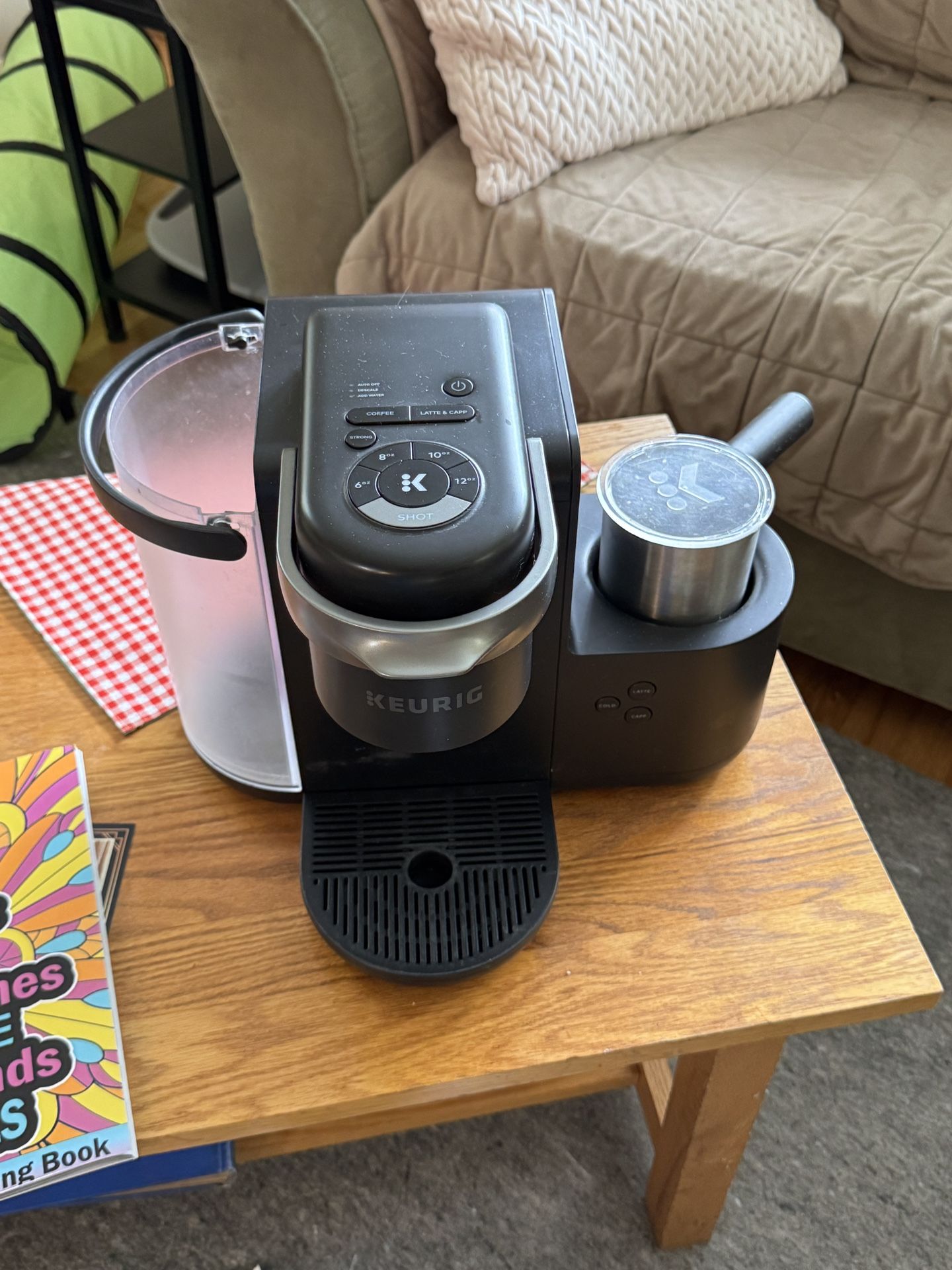 Keurig K-cup Coffee Machine With Milk Frother