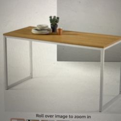 55 inch White frame Desk /dinning Table 
