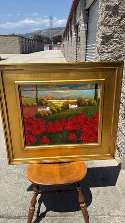 Original oil painting on canvas.