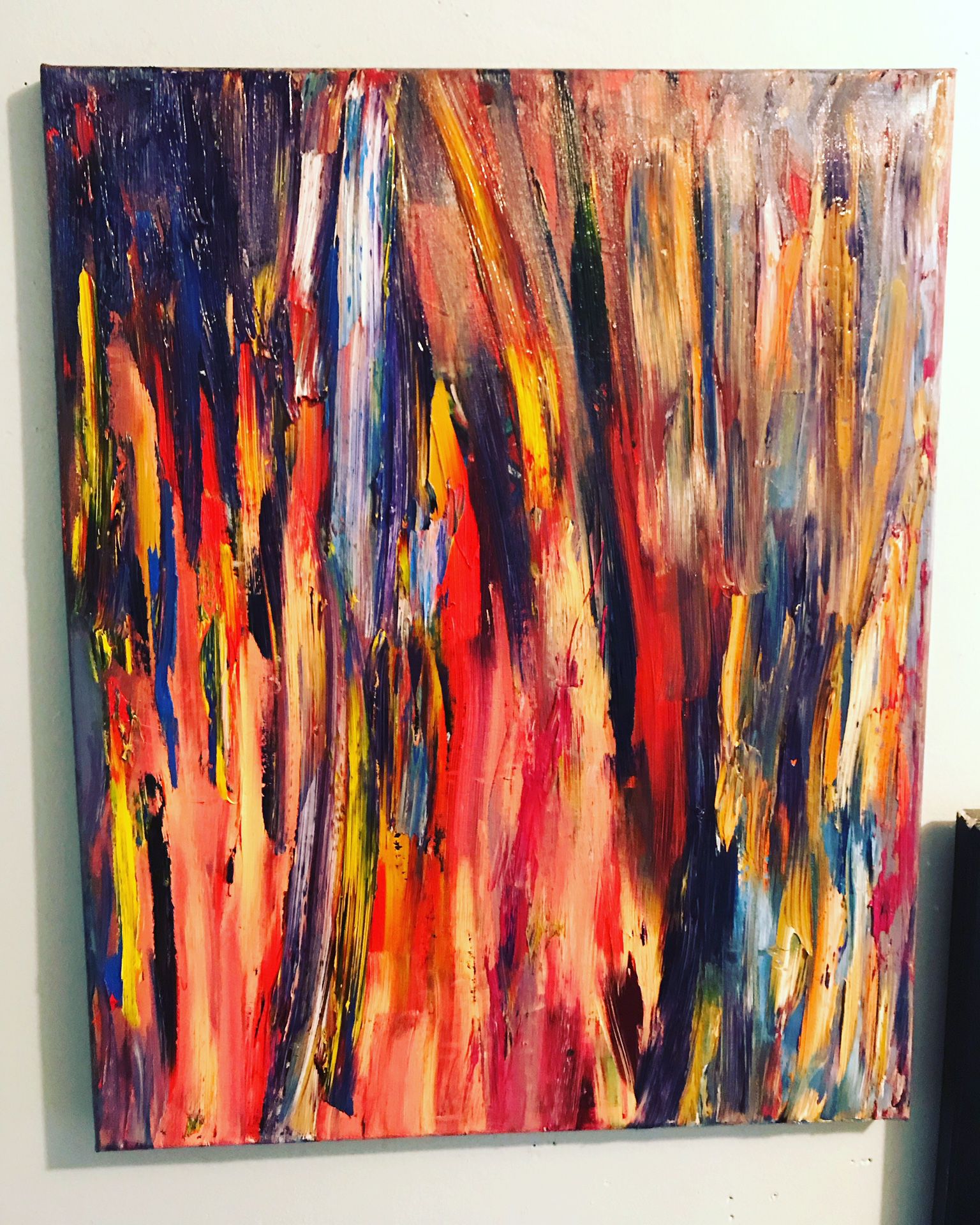 Original abstract oil painting