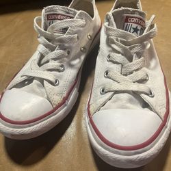 JrSz1-CONVERSE CHUCK 70 LOW TOP WHITE Sz 1kid