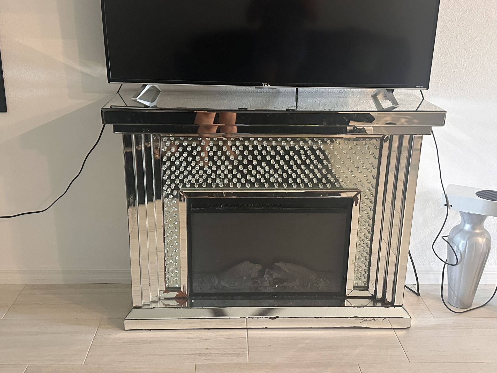 Mirror Fireplace