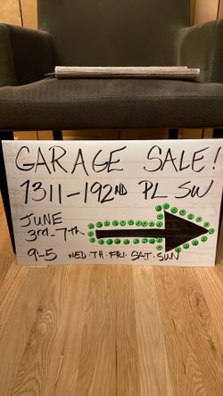 Last Day Garage Sale in Lynnwood - Deals!