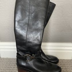 Women’s Coach Black Leather Boots 