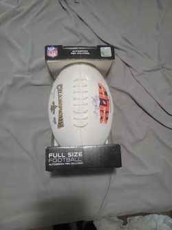 Superbowl 44 Autographed By Tracy Porter 
