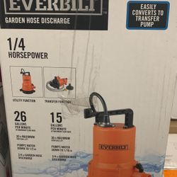 Everbilt 1/4 HP 2-in-1 Utility Pump