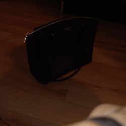 NWT Kate Spade Monet Black Triple Compartment leather suede tote Laptop handbag