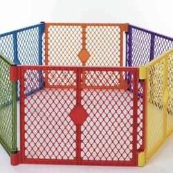 Toddleroo Baby Play Yard 6-Panel Freestanding Indoor/Outdoor Safe Area