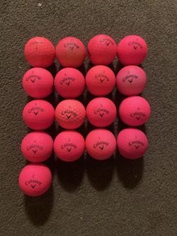 Pink Matte Golf Balls