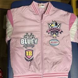 Bluey Bomber Jacket Girls Size 10/12 
