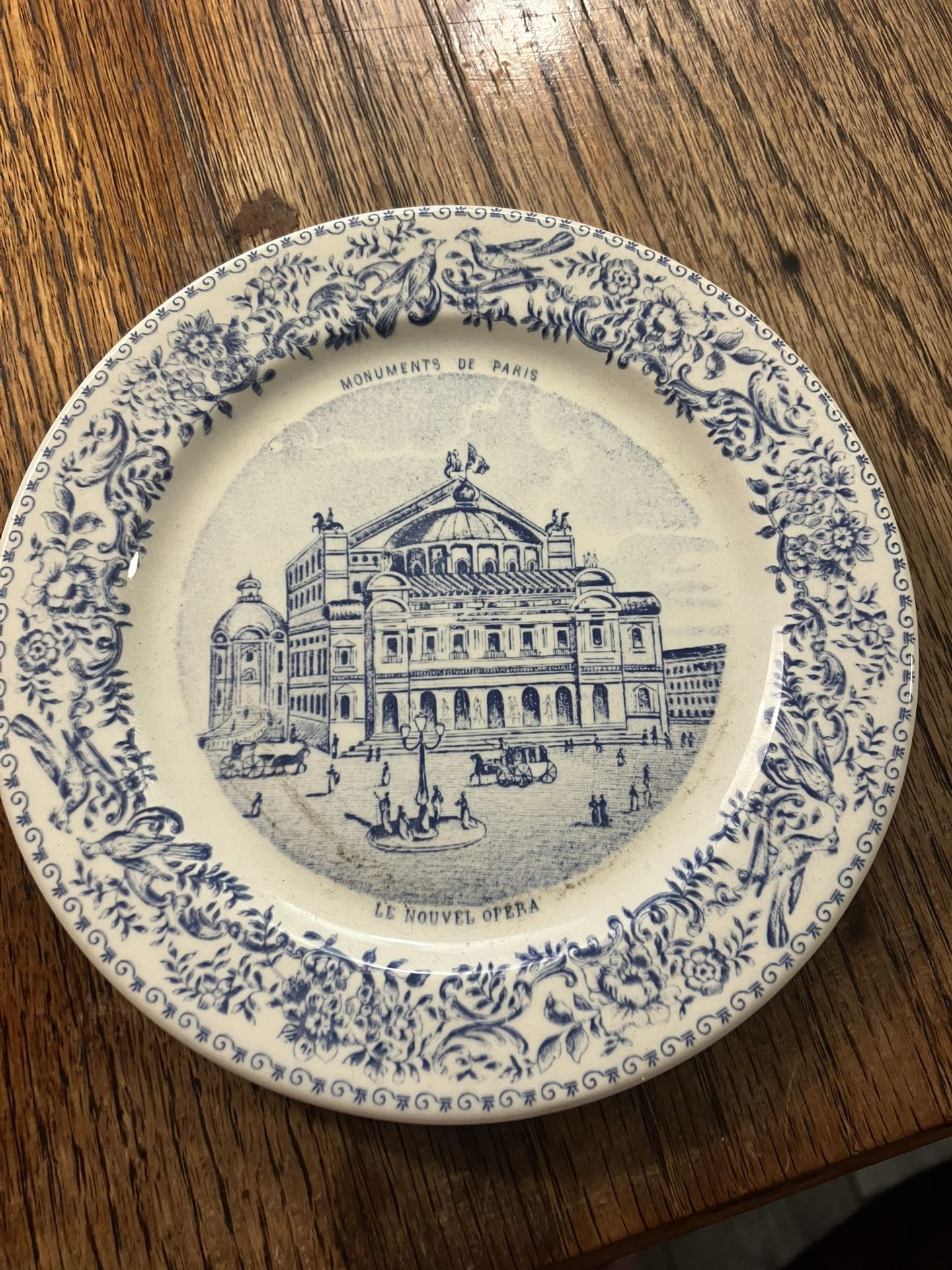 Paris Opera House Plate
