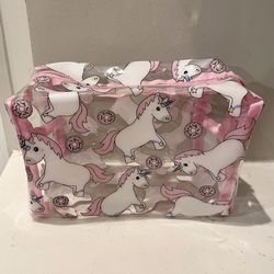 Unicorns and Donuts Makeup Bag