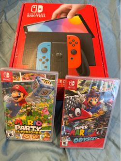 BrandNew Nintendo Switch OLED with Games