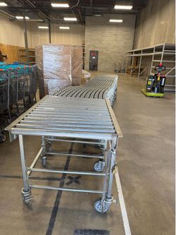 gravity roller conveyor.