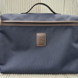 Longchamp S Boxford Briefcase Blue New 