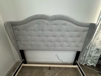 Bed frame and headboard