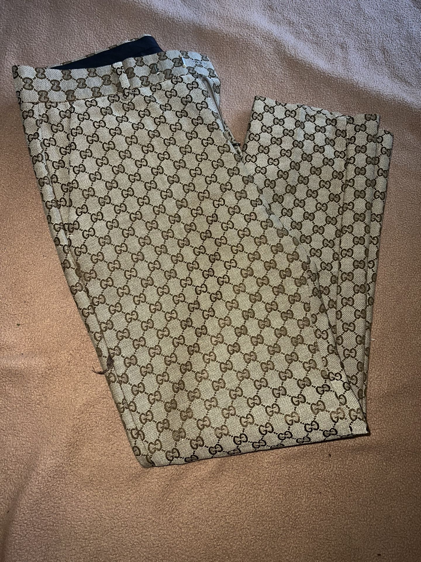 Hand Made Unisex Gucci Pants