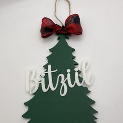 Christmas Tree Ornaments/ Personalized Names