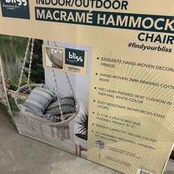 Macrame Hanging Chair BRAND NEW