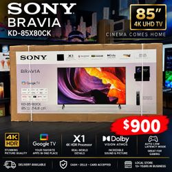 SONY BRAVIA KD-85X80CK 85inch SMART BRAND NEW 4k