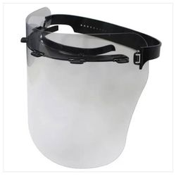 NEW surplus PPE reusable all plastic face shield mask personal protective equipment shields masks