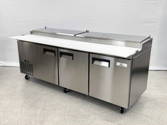 NSF Pizza Prep Table Refrigerator 92 ins PICL3